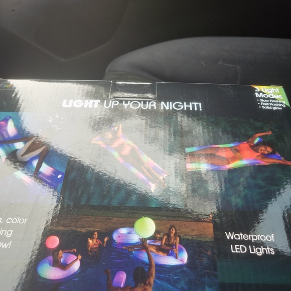 PoolCandy LED Pillow Pool Raft - Picture 2 of 2